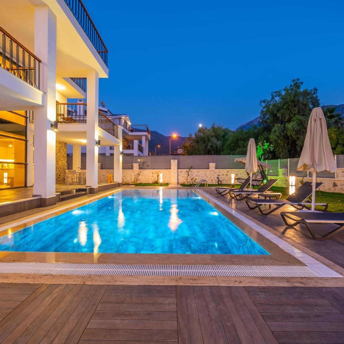 Fethiye Ölüdeniz'de Muhteşem Doğada, Özel Havuzlu, 4+1 Lüks Villa-20394