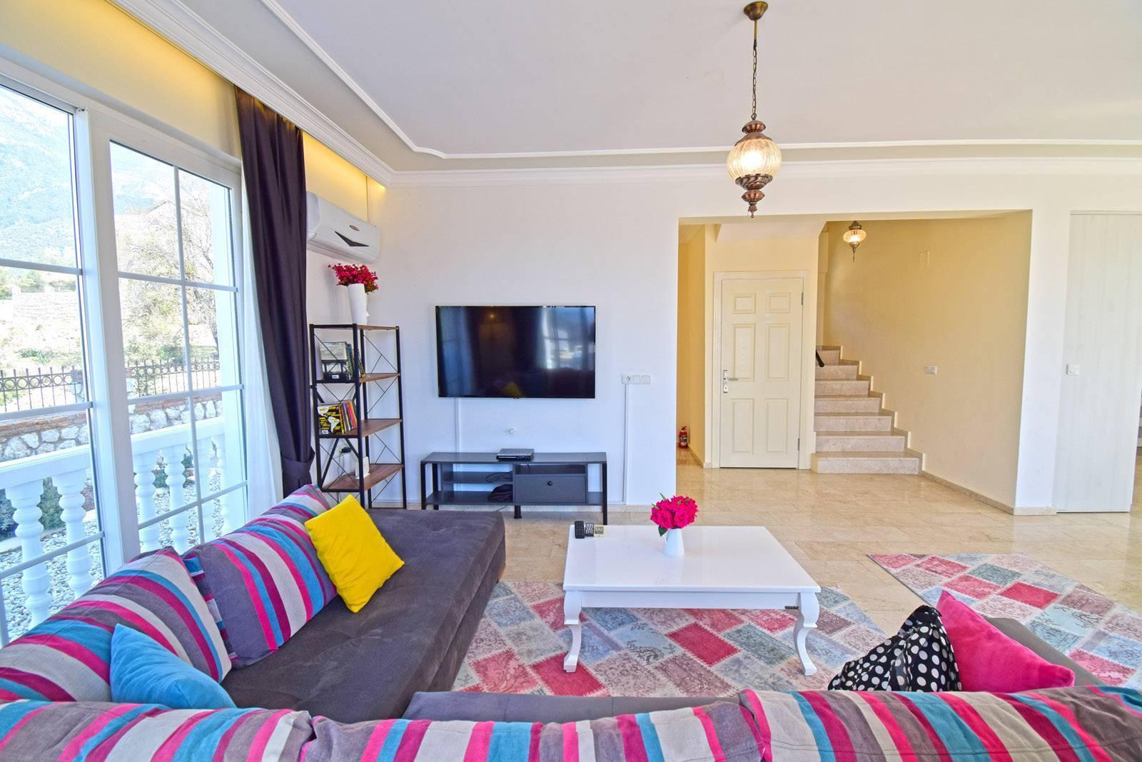 Fethiye Ölüdeniz'de Özel Havuzlu, 8 Kişilik, Konforlu Kiralık Villa-25415