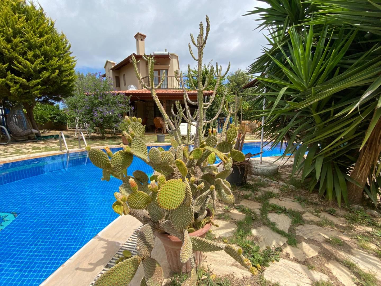 Datça'da Müstakil Bahçeli, Özel Havuzlu, Kiralık Villa-26653