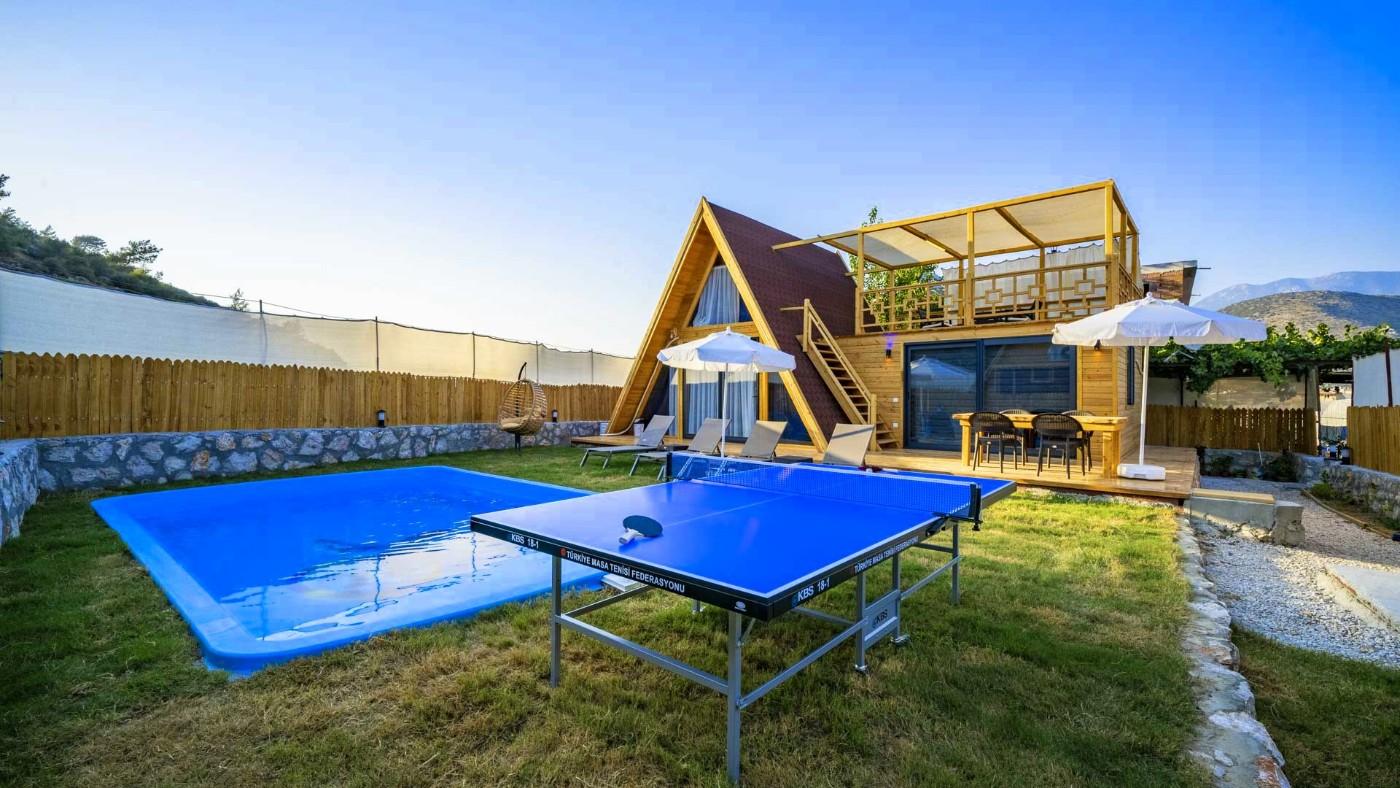 Kaş Yeşilköy'de Balayı Çiftlerine Uygun, Özel Havuzlu, Şık Villa-22686