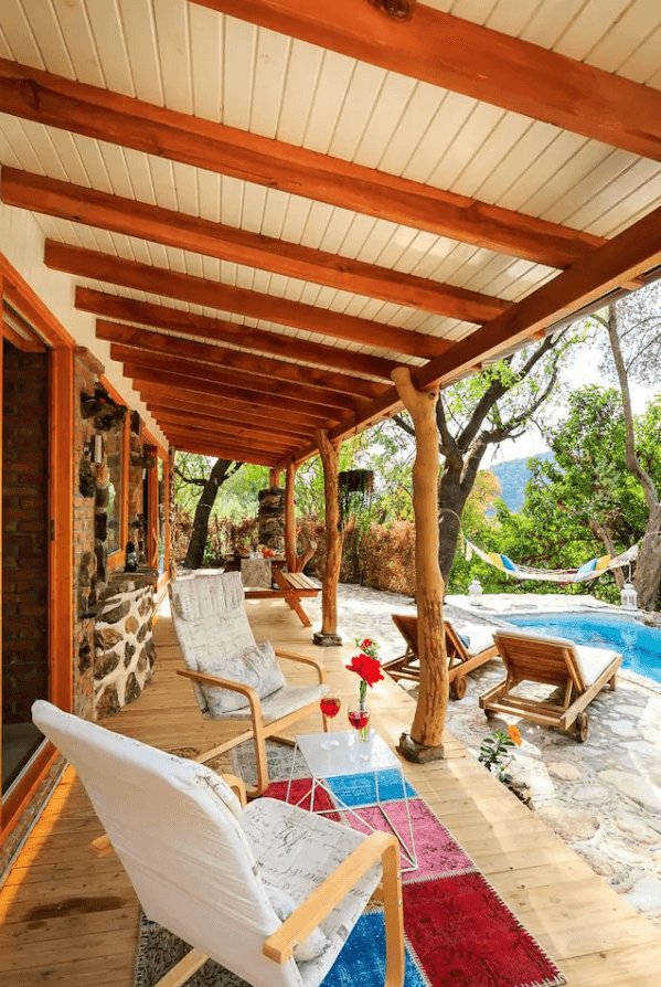 Ula Çıtlık'ta Muhteşem Doğada, Hamaklı, Özel Havuzlu, Romantik Villa-12233