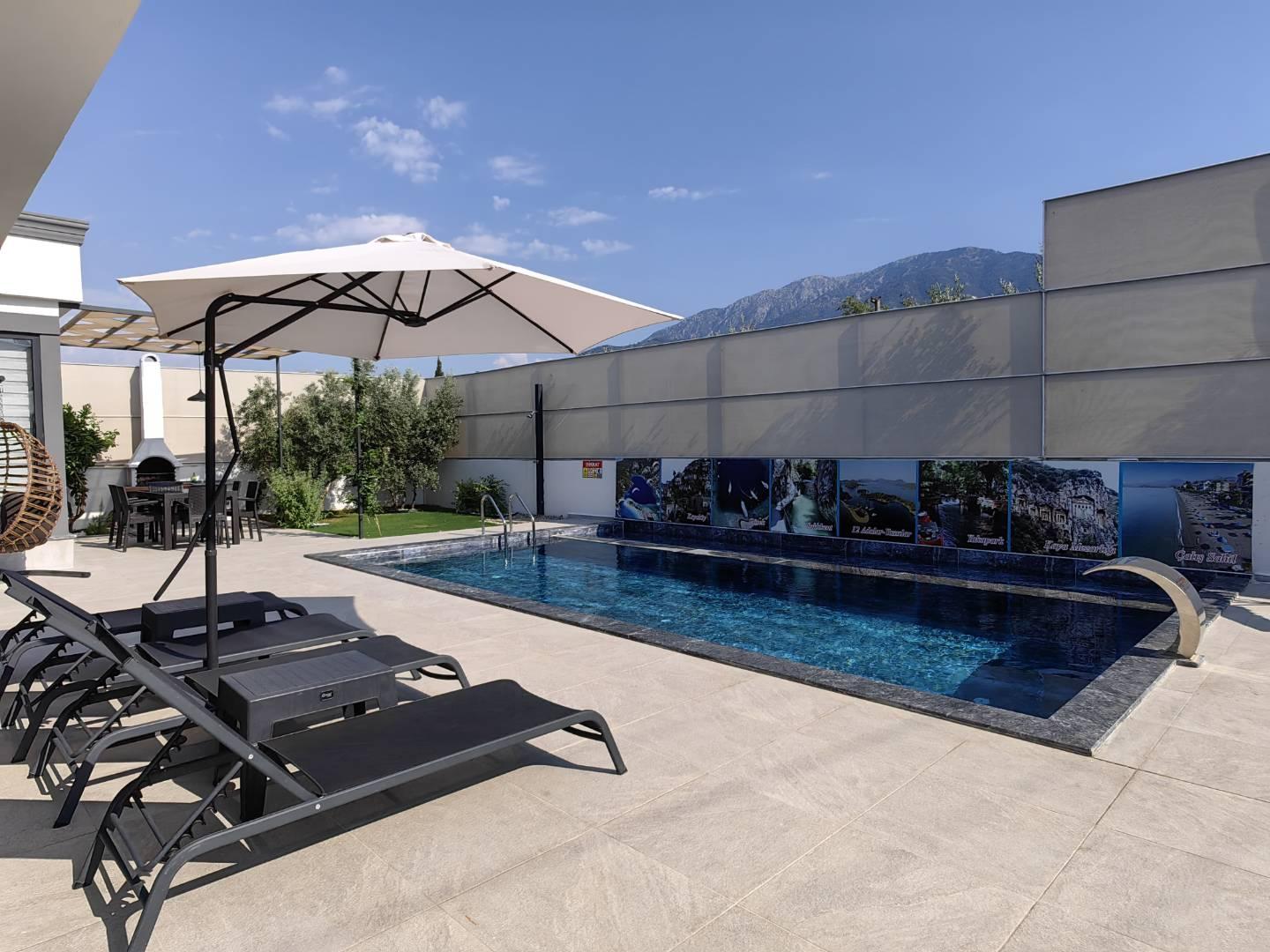 Fethiye Karaçulha'da Doğa İçerisinde, Özel Havuzlu, Şık Villa-43239