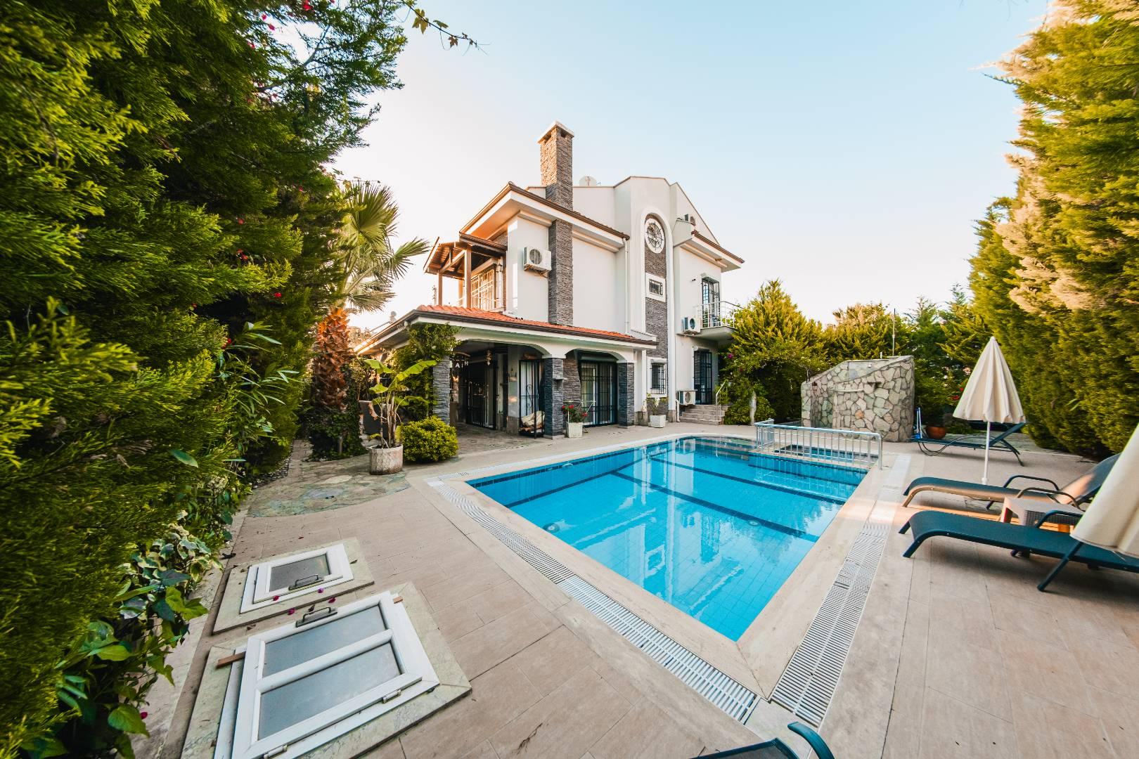 Fethiye Çalış'ta Muhteşem Doğada, Özel Havuzlu, 4+1 Villa-31732