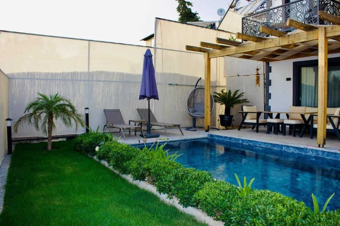 Fethiye Çamköy'de Modern Tasarımlı, Özel Havuzlu, 2+1 Şık Villa-43636