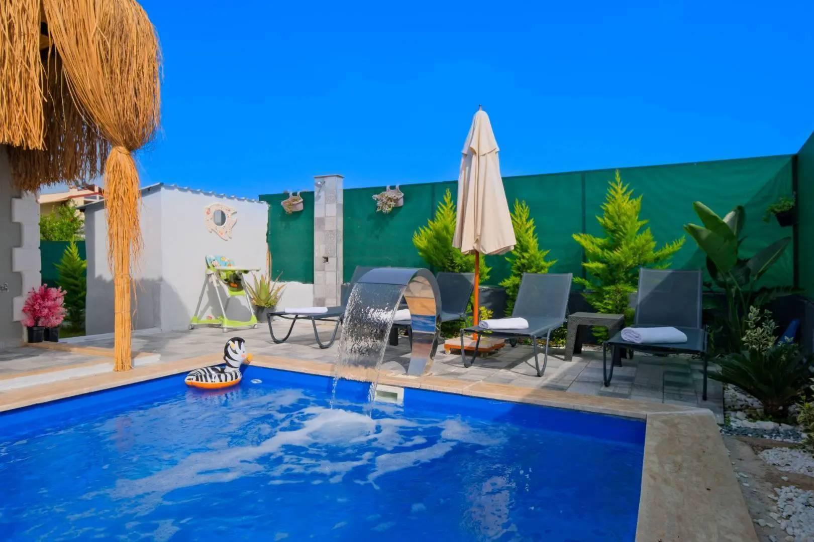 Fethiye Çamköy'de Nezih Konumda, Özel Havuzlu, Konforlu Villa-43292