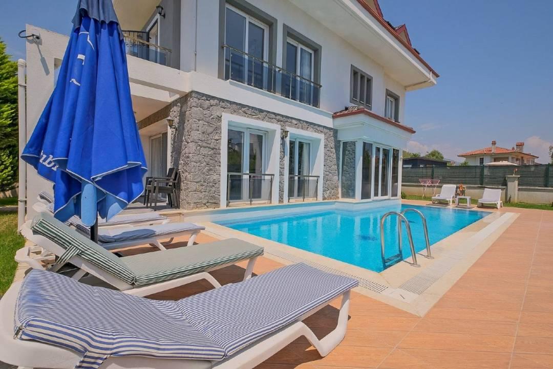 Fethiye Çiftlik'te Geniş Ailelere Uygun, Özel Havuzlu, Konforlu Villa-43590