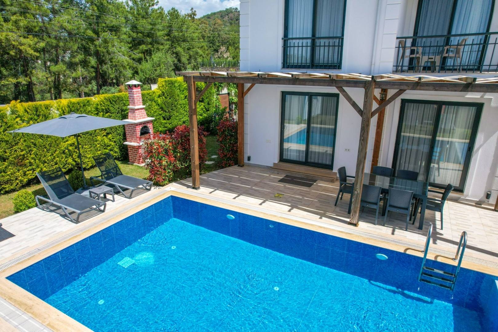 Fethiye Çiftlik'te Harika Doğada, Özel Havuzlu, Tatil Villası