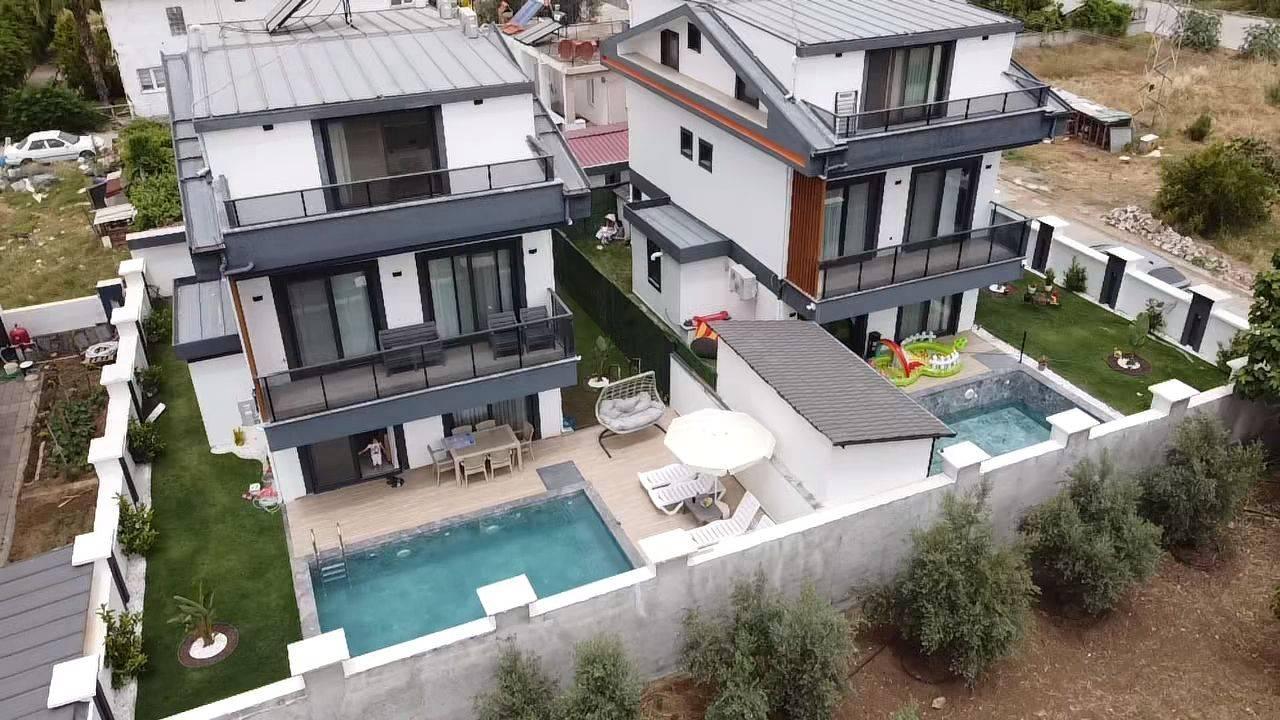 Fethiye Karagedik'te Sakin Konumda, Özel Havuzlu, 5+1 Villa-43647