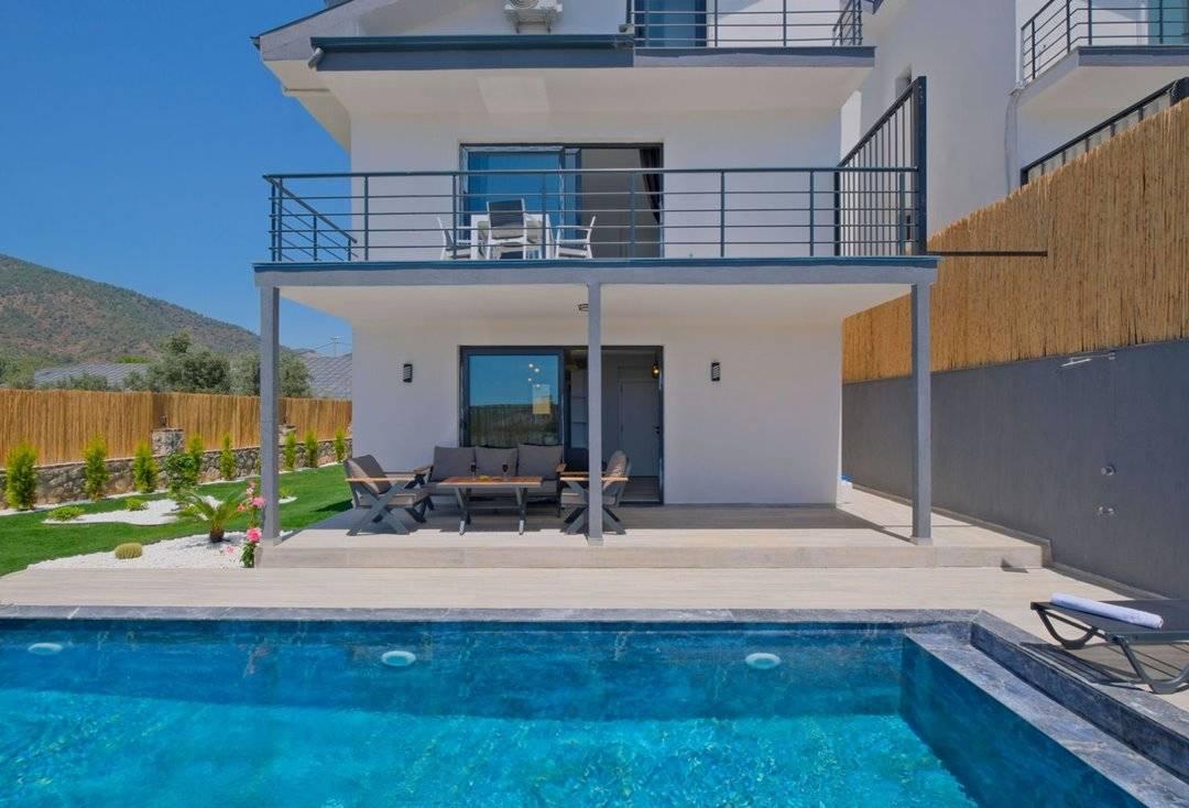 Fethiye Eldirek'te Muhteşem Doğada, Özel Havuzlu, Modern Villa -43444