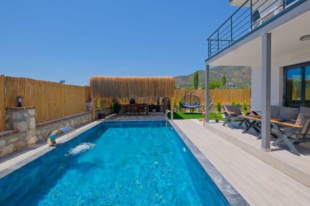 Fethiye Eldirek'te Muhteşem Doğada, Özel Havuzlu, Modern Villa -43444