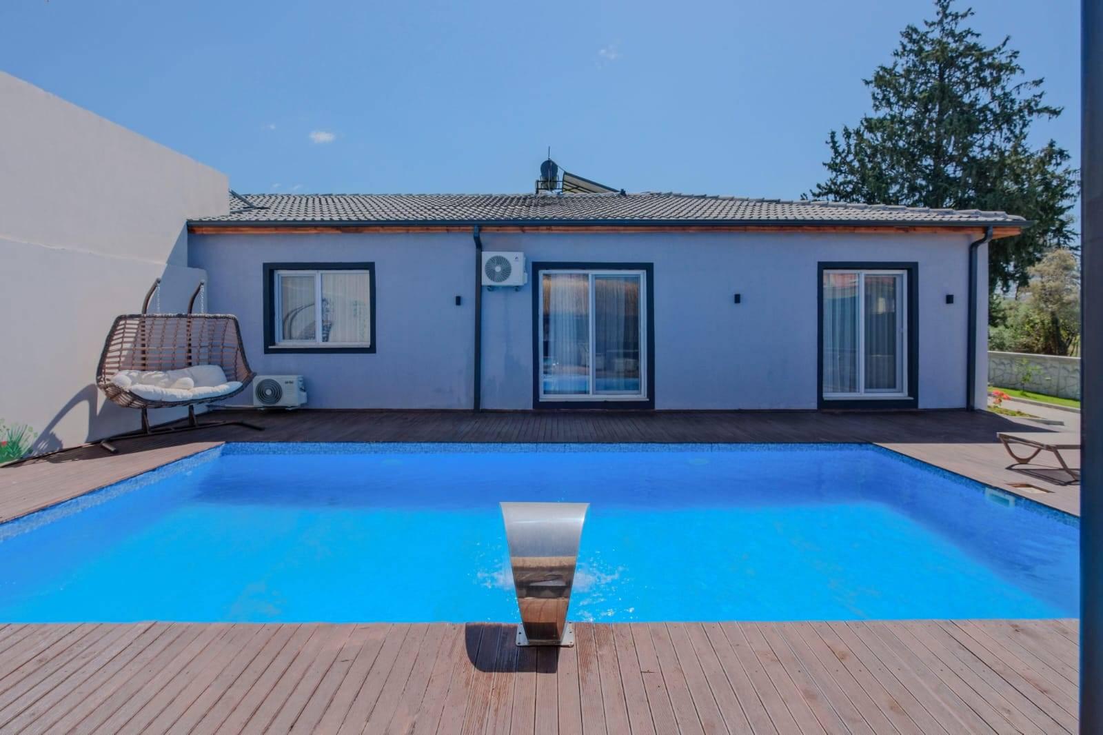 Fethiye Eldirek'te Geniş Bahçe İçerisinde, Özel Havuzlu, 3+1 Villa-41785