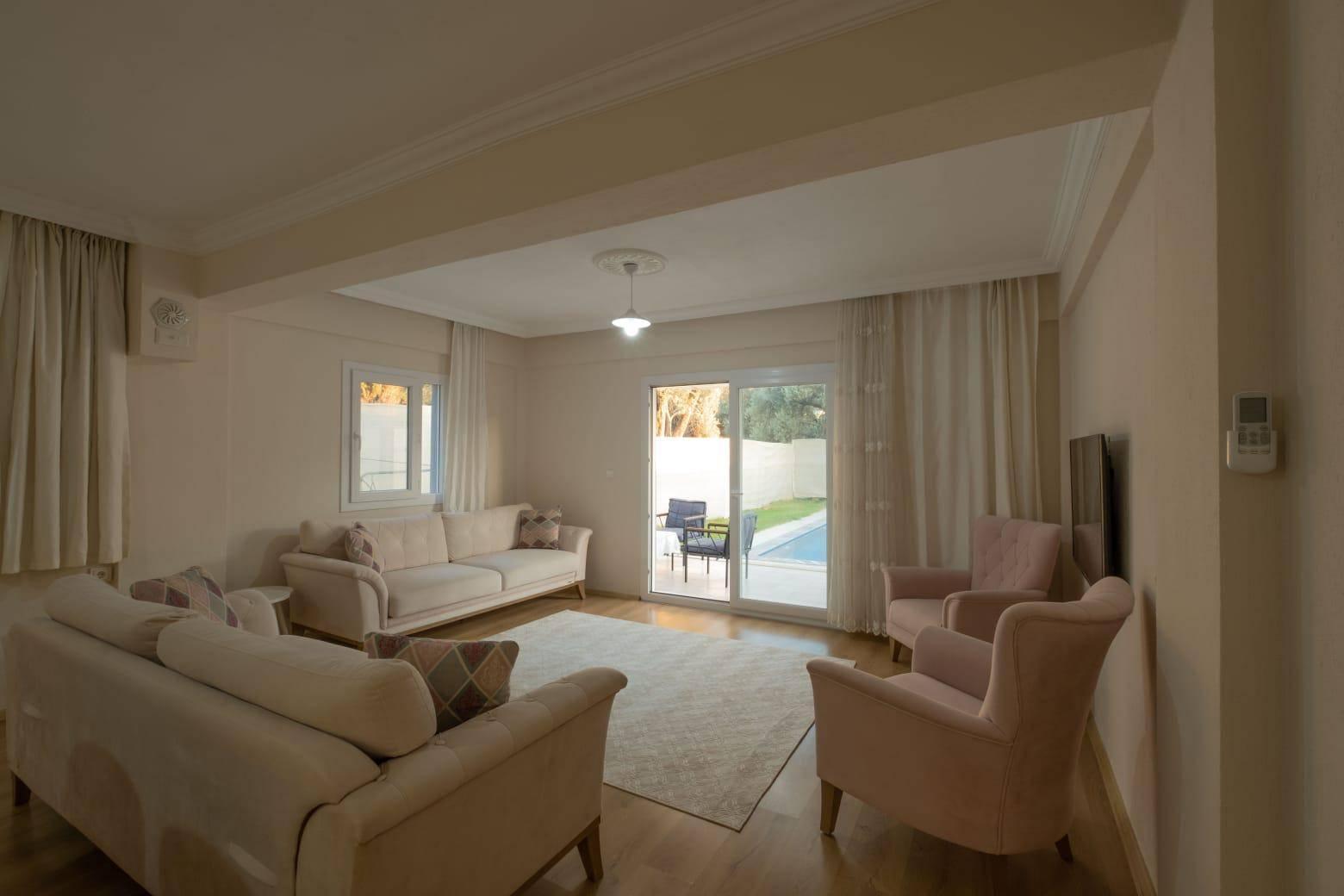 Muğla Fethiye'de Muhteşem Doğada, Özel Havuzlu, Şık Villa-43272