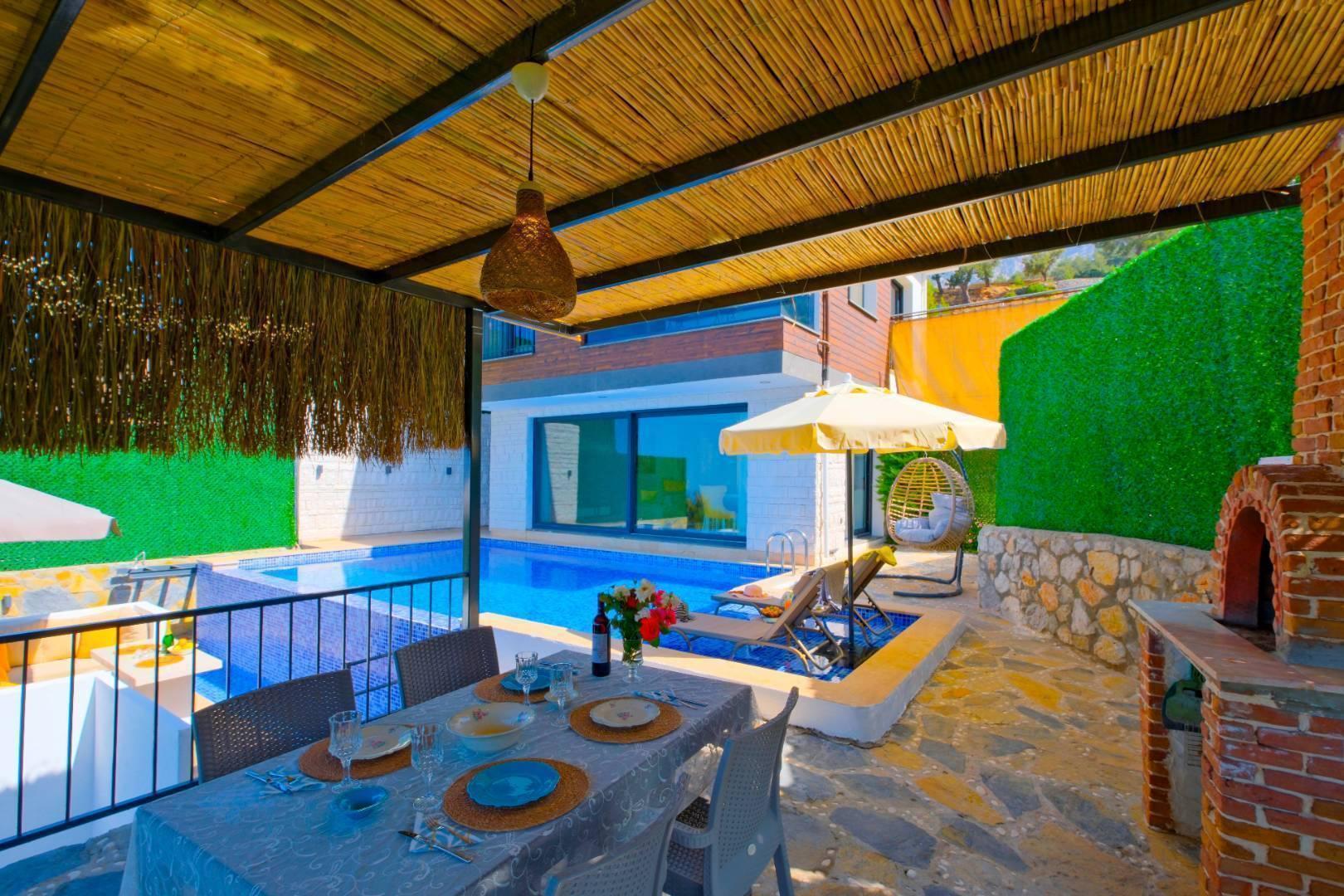 Fethiye Karaağaç'ta Eşsiz Doğa İçinde, Özel Havuzlu, Konforlu Villa-22073