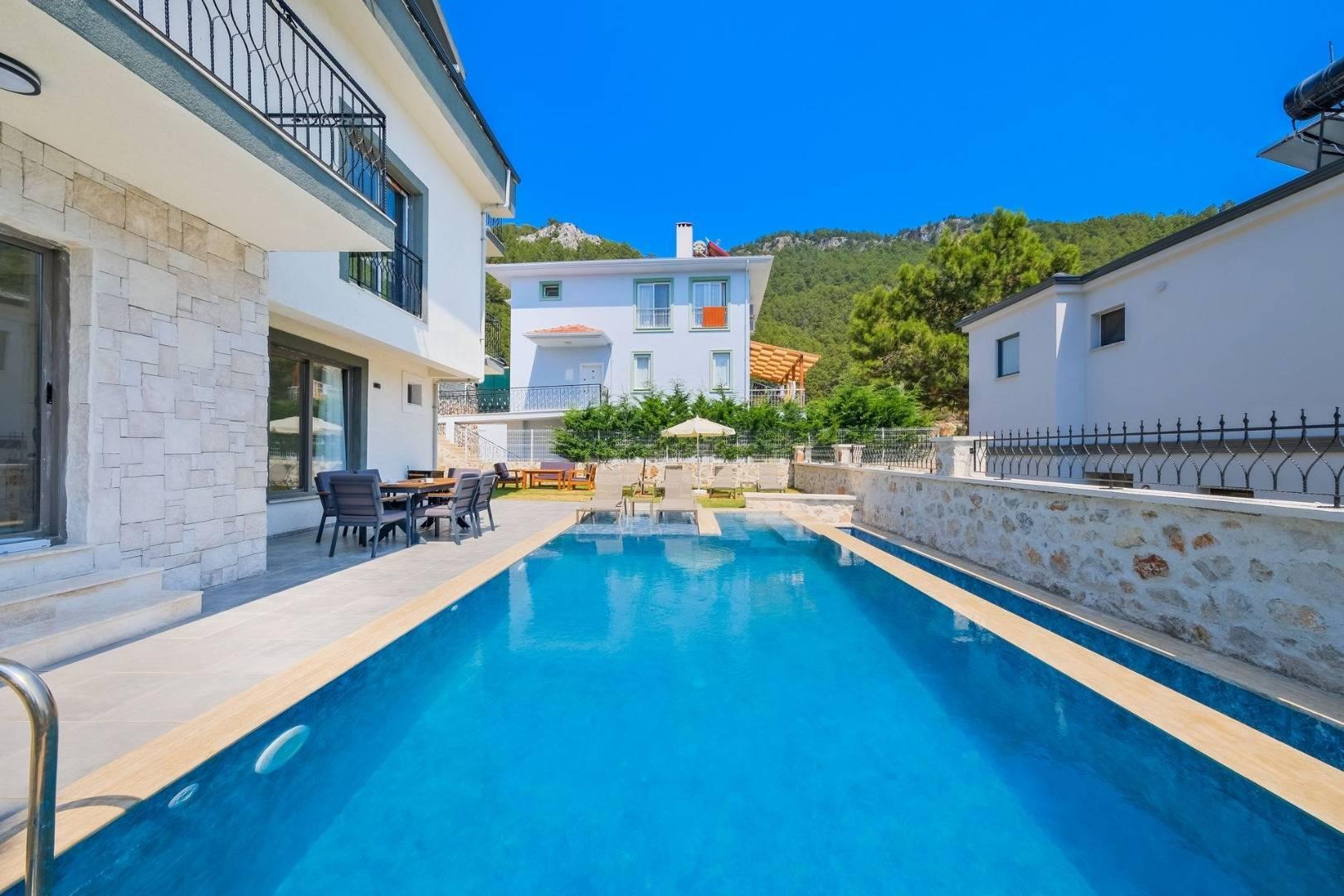 Fethiye Faralya'da Nezih Konumda, Özel Havuzlu, İkiz Villa-41532