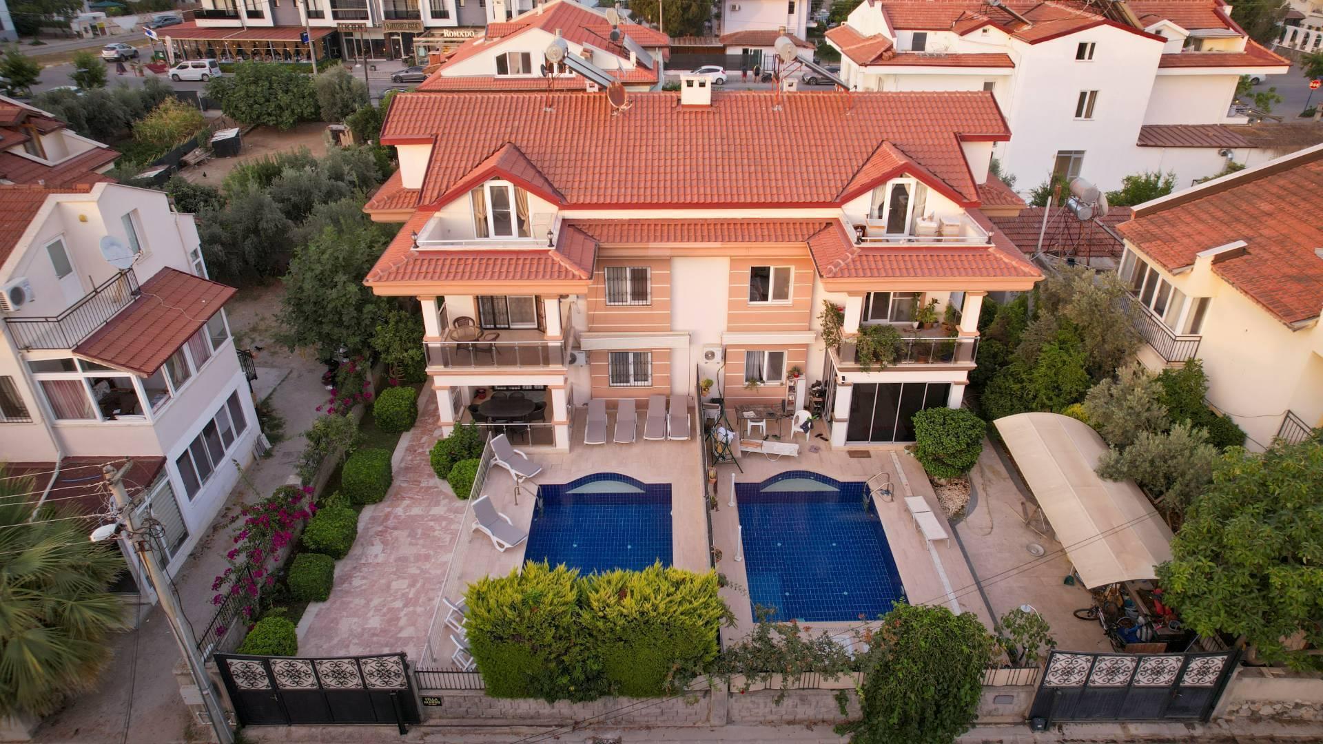 Fethiye Foça'da Denize Yakın, Özel Havuzlu, 12 Kişilik Villa-43487