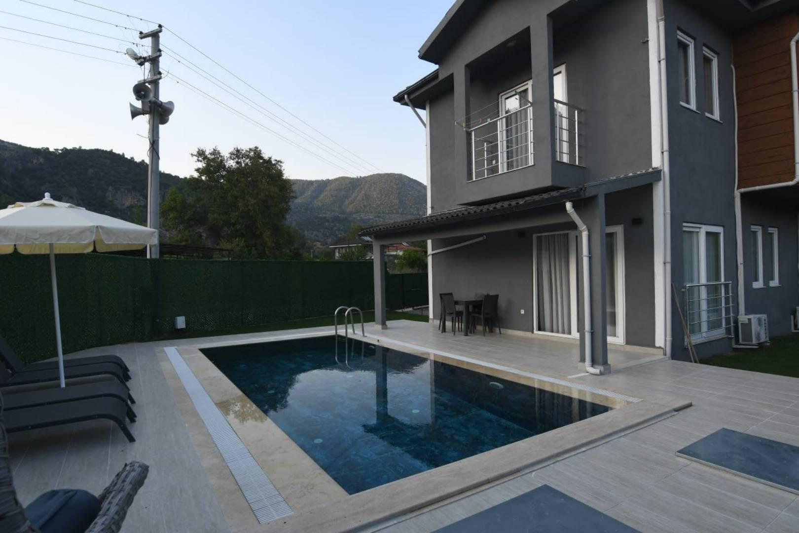 Fethiye İnlice'de Doğa İçerisinde, Özel Havuzlu, Ferah Villa-41523