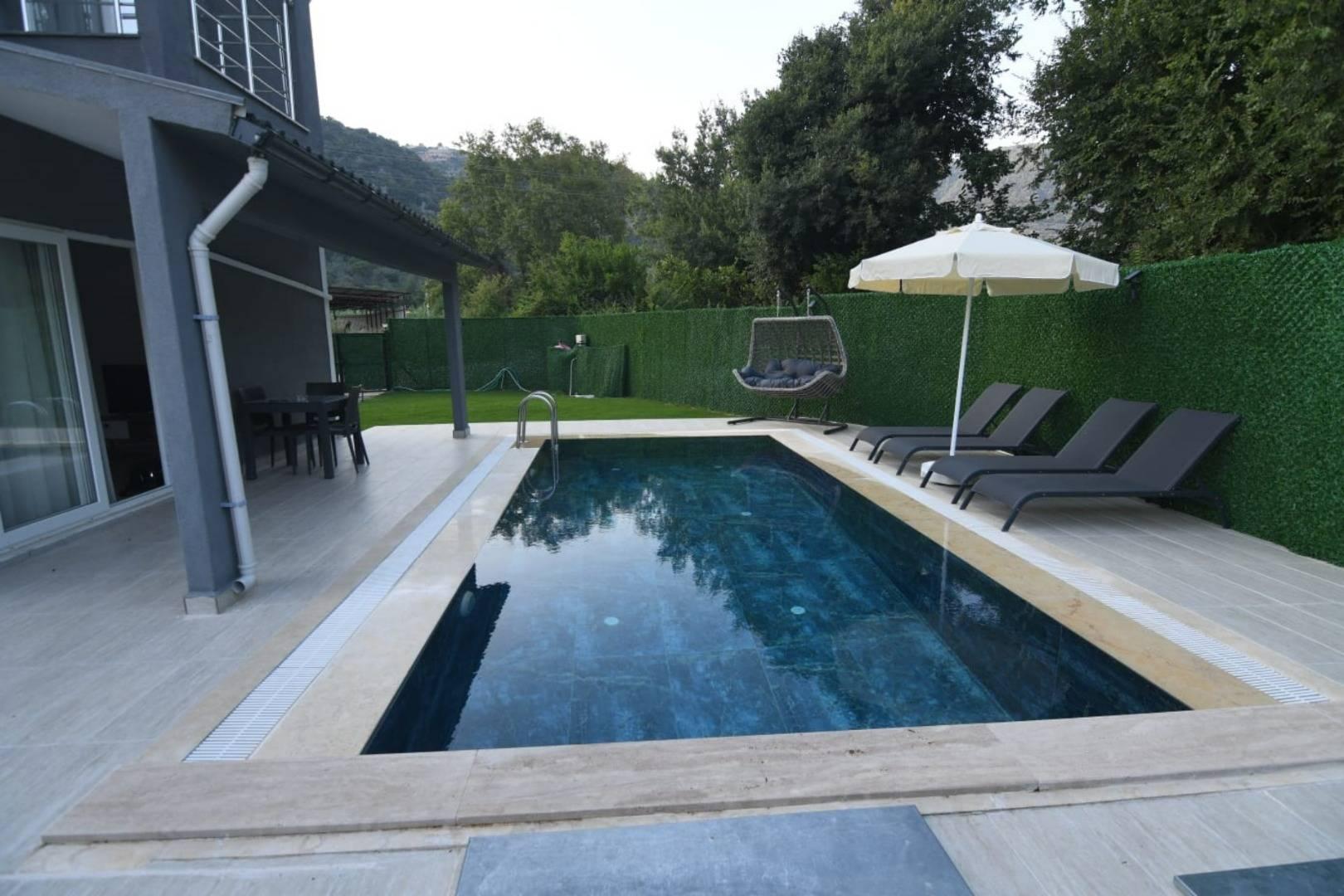 Fethiye İnlice'de Doğa İçerisinde, Özel Havuzlu, Ferah Villa-41523
