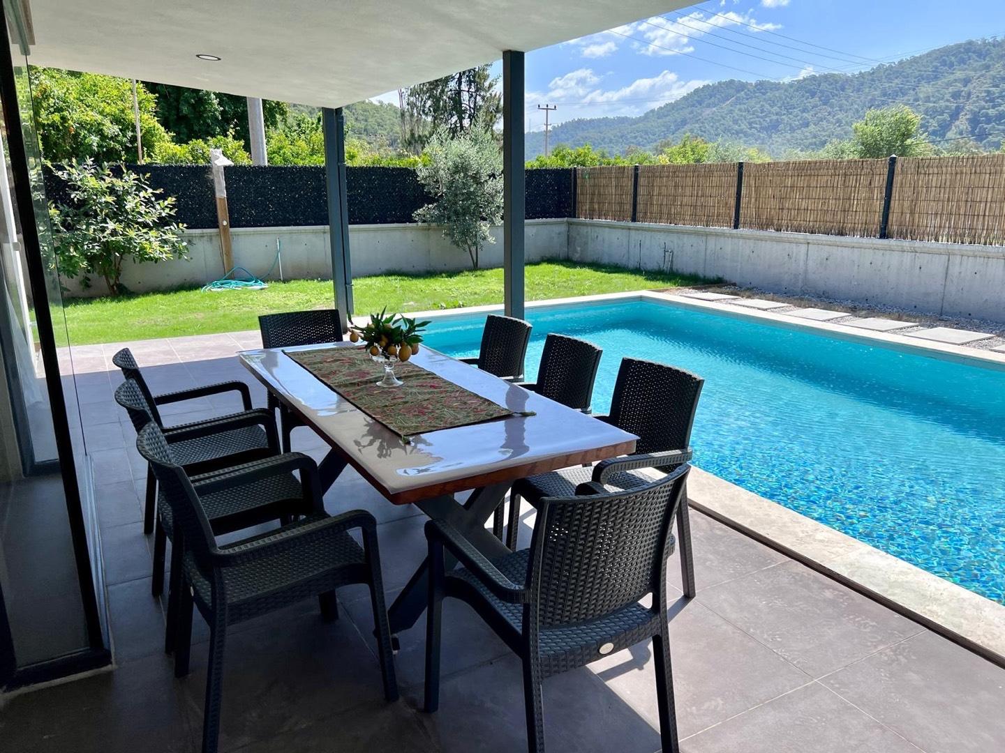 Fethiye İnlice'de Kalabalık Ailelere Uygun, Özel Havuzlu, Şık Villa-37803