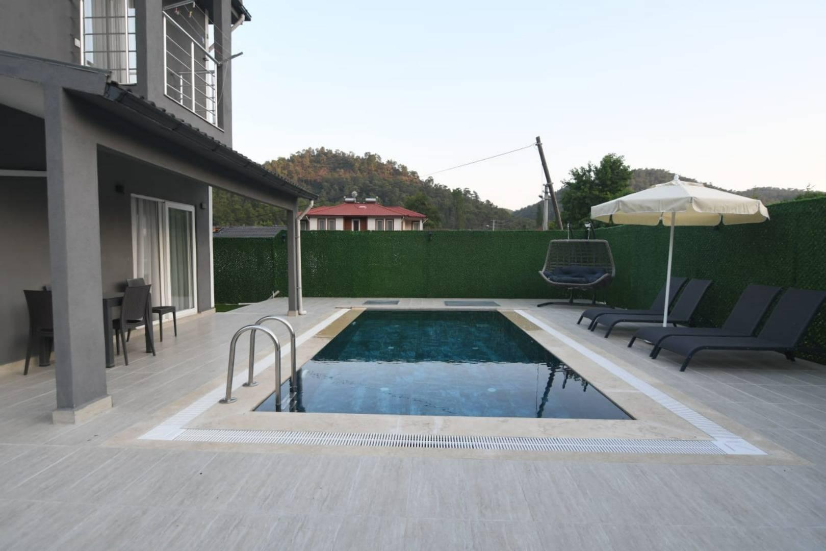 Fethiye İnlice'de Enfes Doğada, Özel Havuzlu, Konforlu Villa-41567