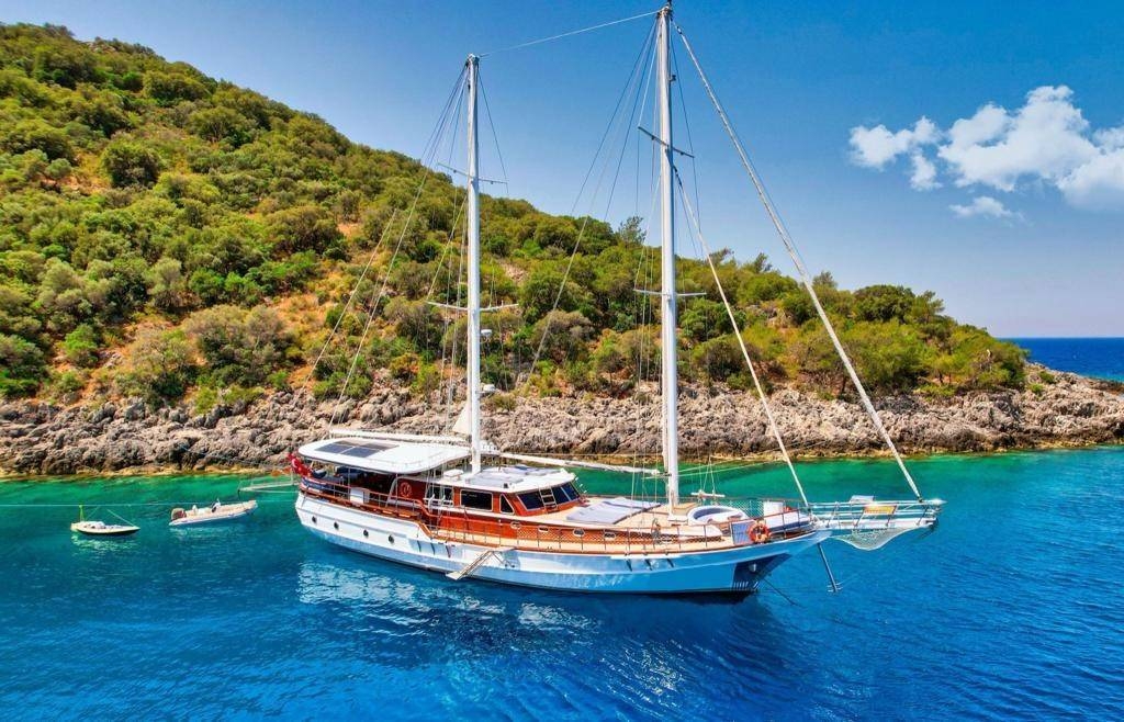 Fethiye Göcek'te Engin Denizlerde, 24 Metrelik, Modern Gulet
