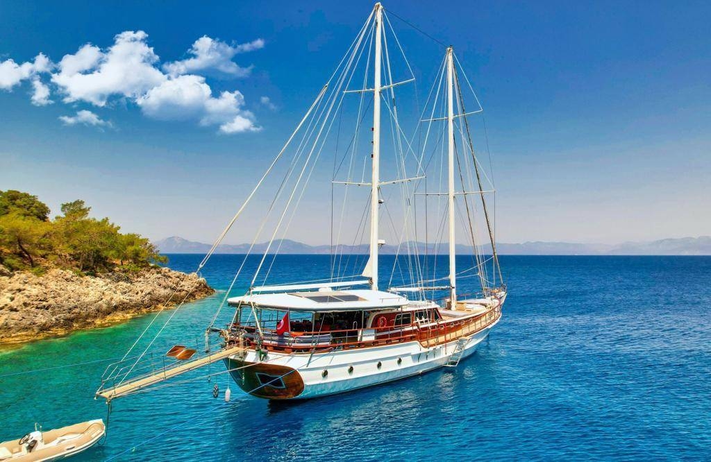 Fethiye Göcek'te Engin Denizlerde, 24 Metrelik, Modern Gulet