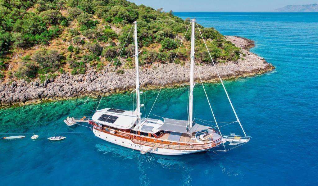 Fethiye Göcek'te Engin Denizlerde, 24 Metrelik, Modern Gulet