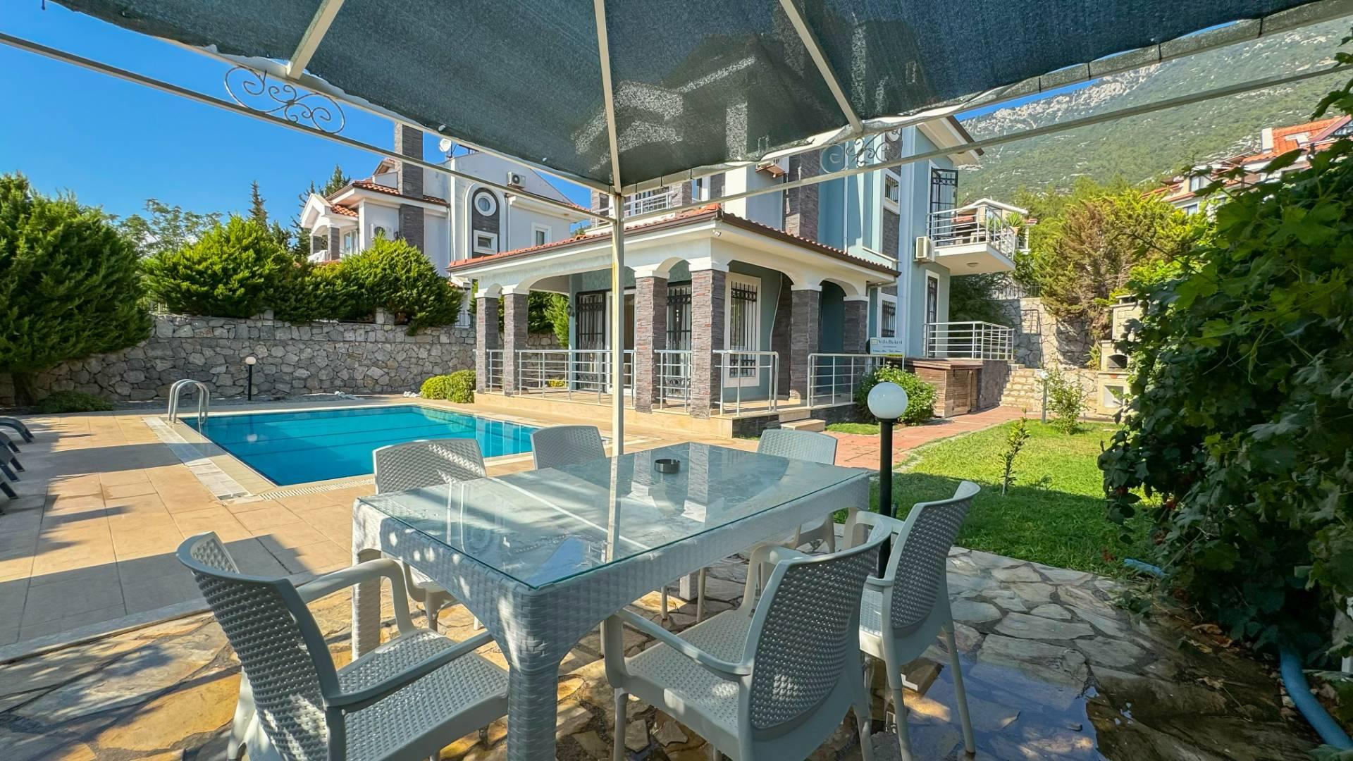 Fethiye Ölüdeniz'de Eşsiz Doğada, Özel Havuzlu, Konforlu Villa-23034