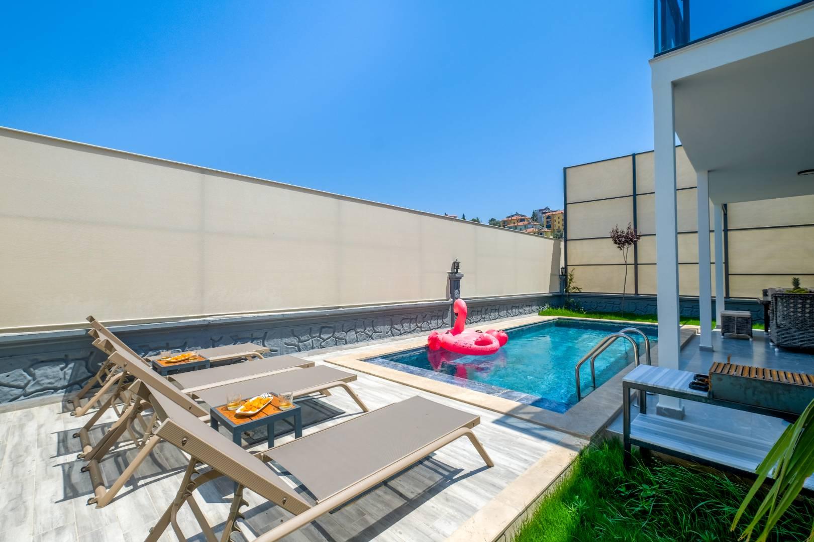 Fethiye Karaçulha'da Nezih Konumda, Özel Havuzlu, 6 Kişilik Villa-41936