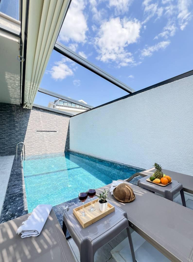 Fethiye Karagedik'te Bohem Tasarımlı, Özel Havuzlu, Olanaklı Villa-43502