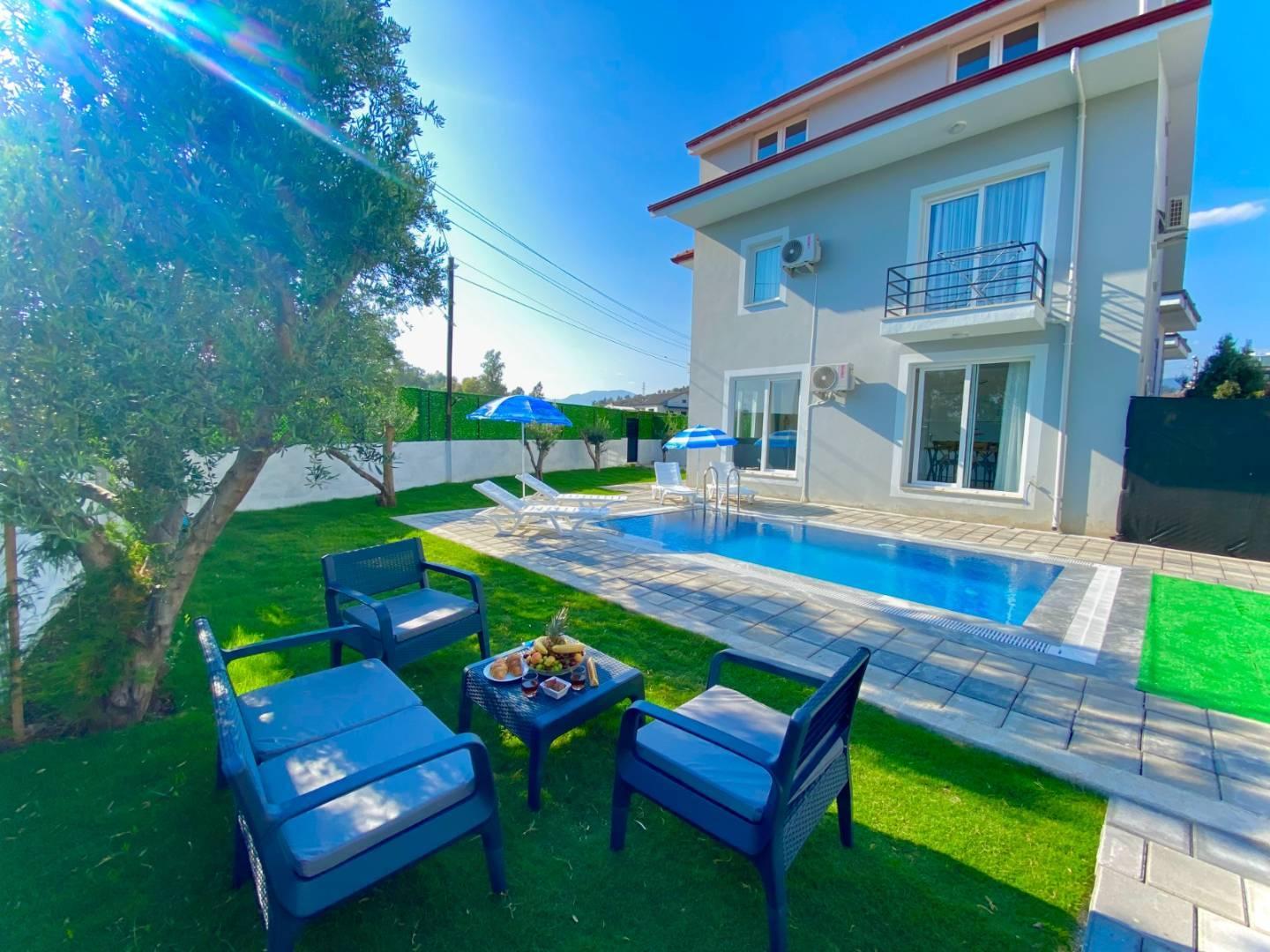 Fethiye Karagedik'te Doğayla Baş Başa, Özel Havuzlu, Şık Villa-41847