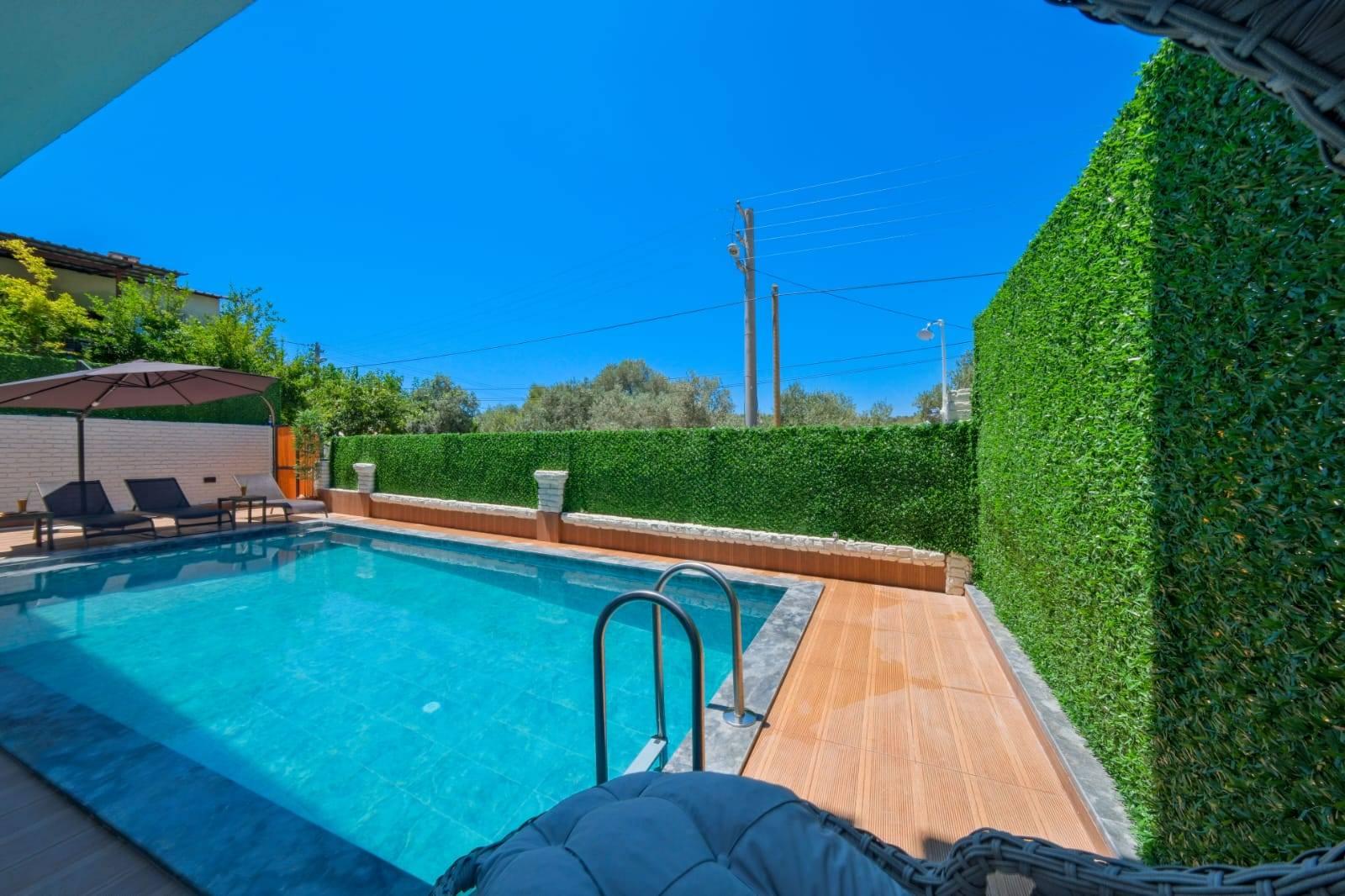 Fethiye Karagedik'te Göz Alıcı Doğada, Özel Havuzlu, Modern Villa-42337