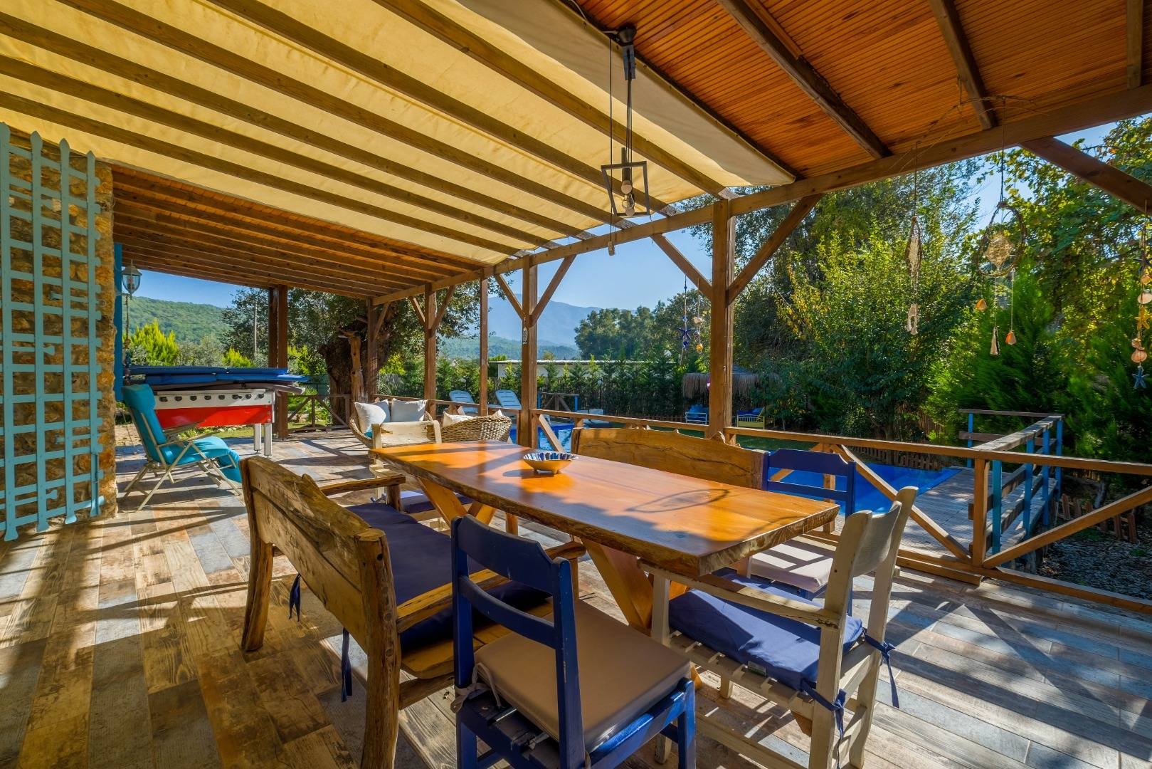 Fethiye Kayaköy'de Doğa Manzaralı, Özel Havuzlu, Kiralık Villa