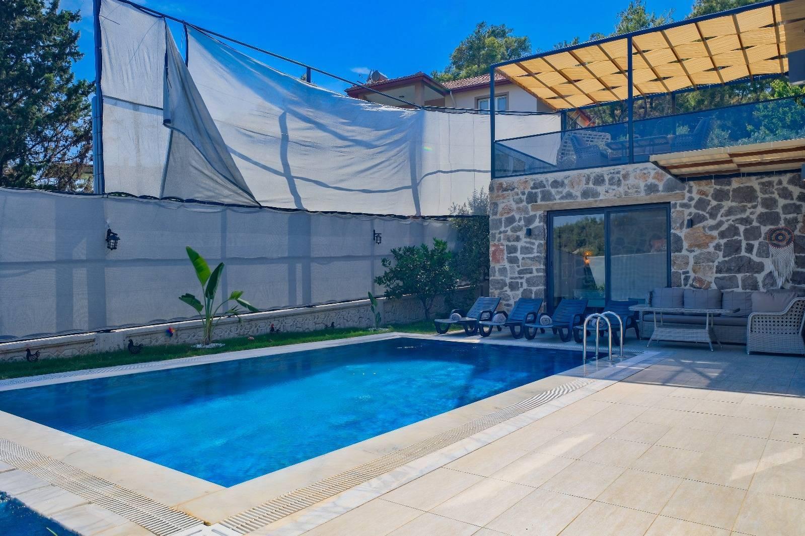 Fethiye Kargı'da Huzur Dolu Doğada, Özel Havuzlu, 4 Kişilik Villa-39361