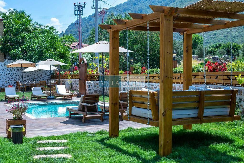 Fethiye Kayaköy'de Geniş Alanlara Sahip, Özel Havuzlu, Otantik Villa-41371