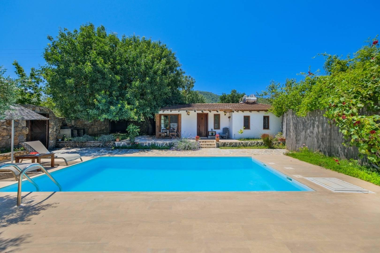 Fethiye Kayaköy'de Balayı Çiftlerine Uygun, Özel Havuzlu, Şık Villa-41055