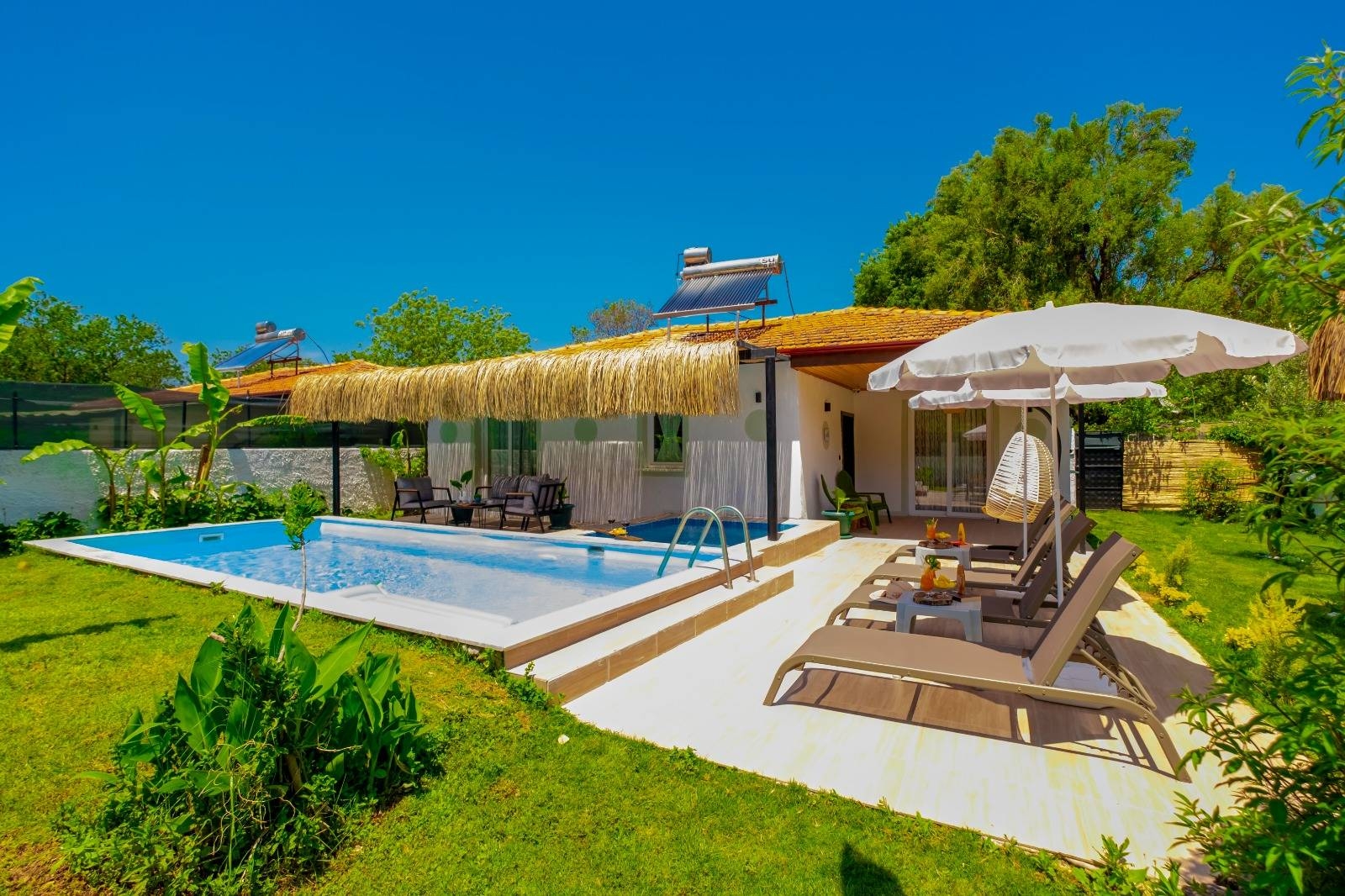 Fethiye Kayaköy'de Balayı Çiftlerine Uygun, Özel Havuzlu, 1+1 Villa