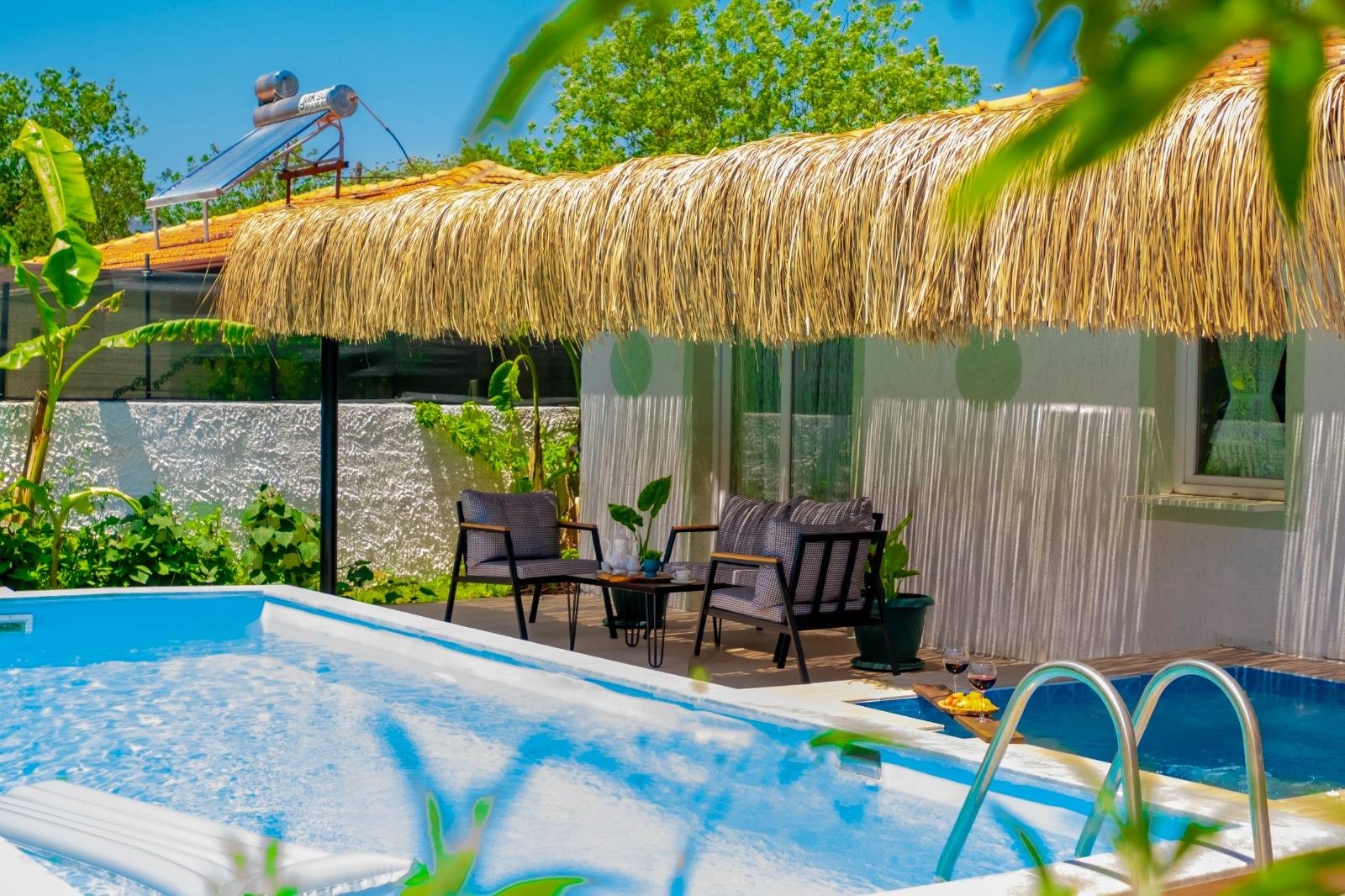 Fethiye Kayaköy'de Balayı Çiftlerine Uygun, Özel Havuzlu, 1+1 Villa