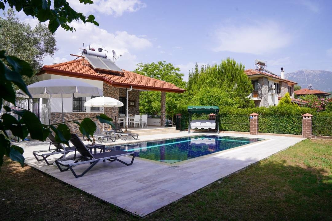 Fethiye Kayaköy'de Çekirdek Ailelere Uygun, Özel Havuzlu, 2+1 Villa