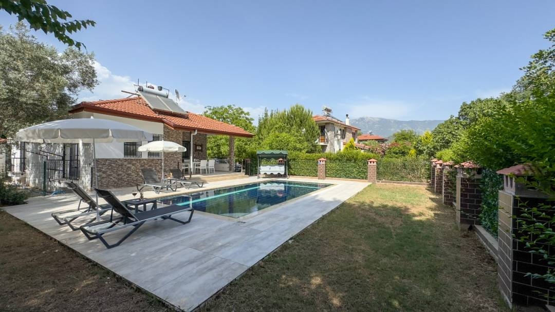 Fethiye Kayaköy'de Çekirdek Ailelere Uygun, Özel Havuzlu, 2+1 Villa