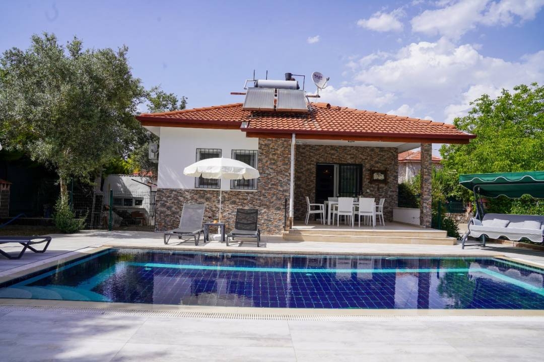 Fethiye Kayaköy'de Çekirdek Ailelere Uygun, Özel Havuzlu, 2+1 Villa