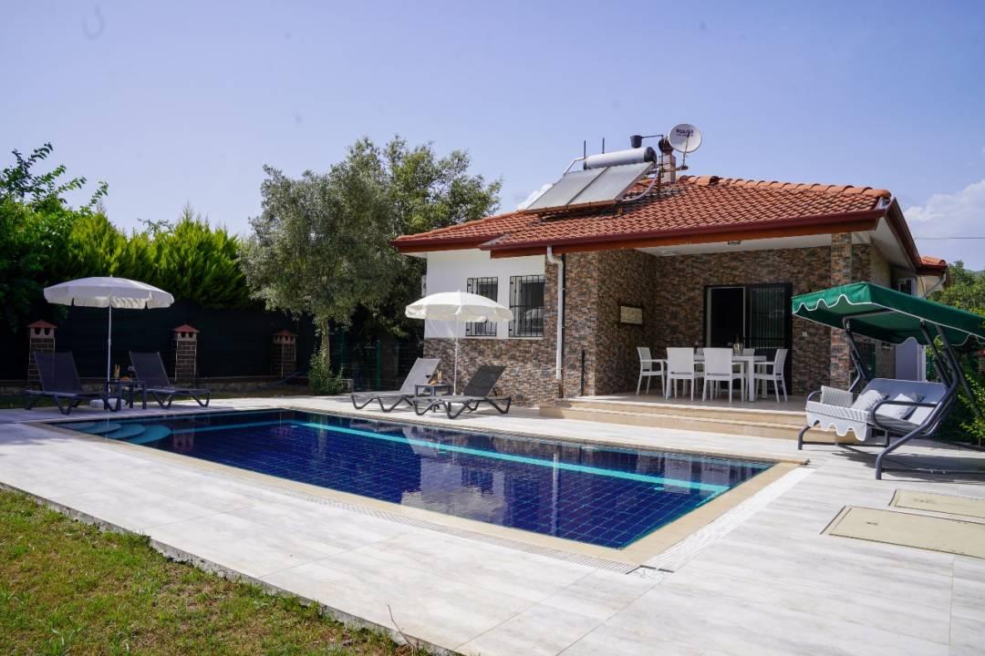 Fethiye Kayaköy'de Çekirdek Ailelere Uygun, Özel Havuzlu, 2+1 Villa-43586