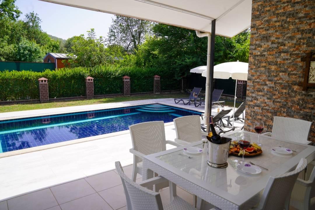 Fethiye Kayaköy'de Çekirdek Ailelere Uygun, Özel Havuzlu, 2+1 Villa-43586