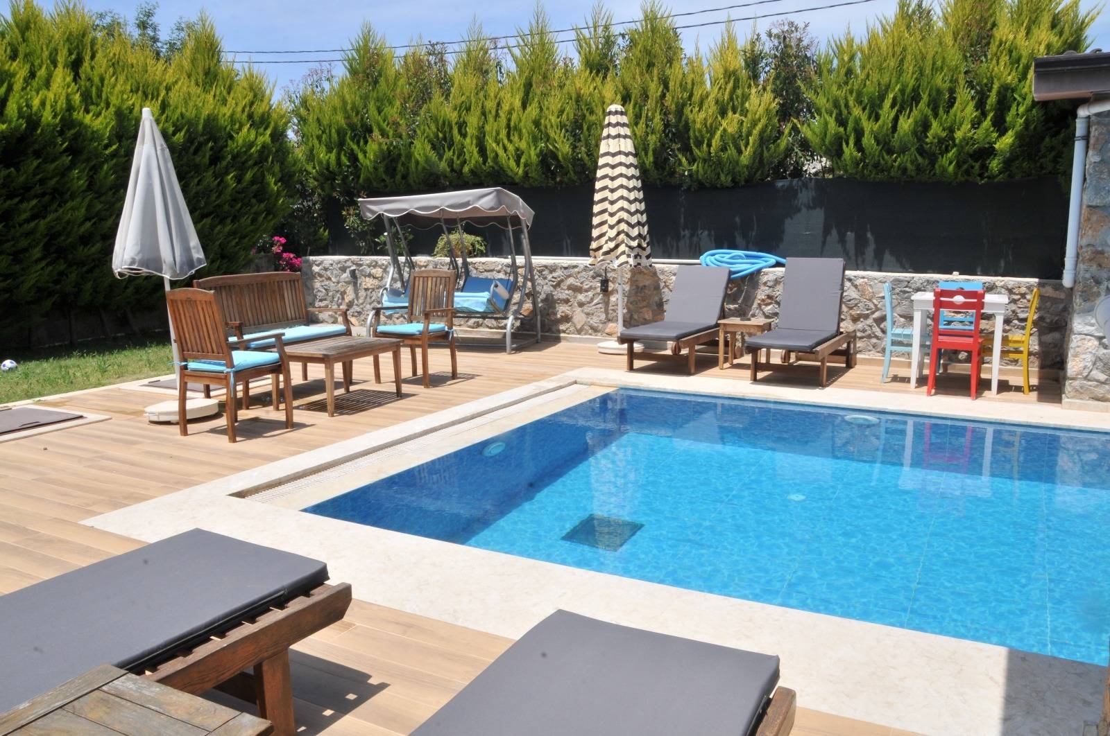 Fethiye Kayaköy'de Çekirdek Ailelere Uygun, Özel Havuzlu, Şık Villa