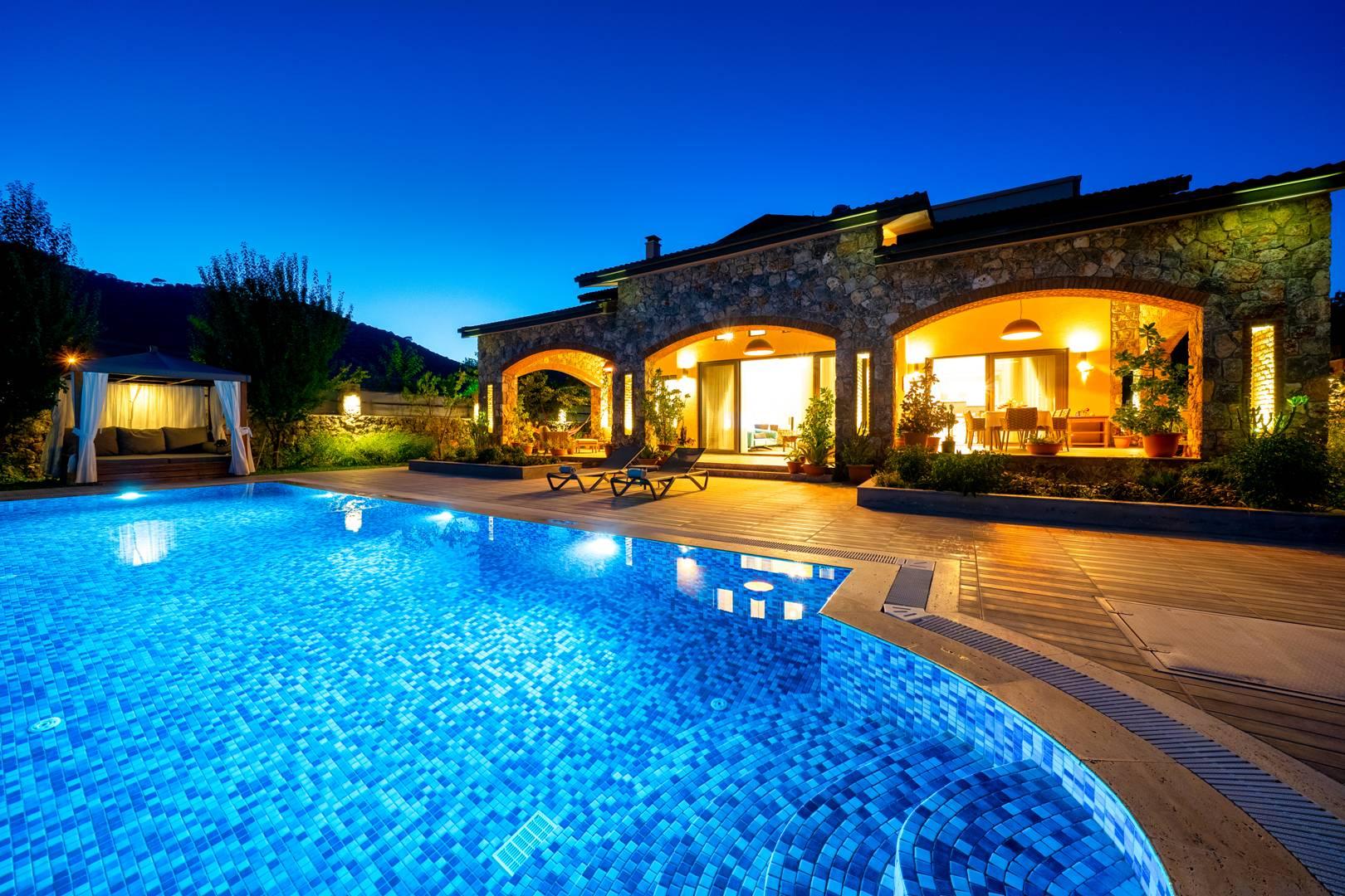 Fethiye Kayaköy'de Doğa İçerisinde, Özel Havuzlu, Modern Lüks Villa-39032