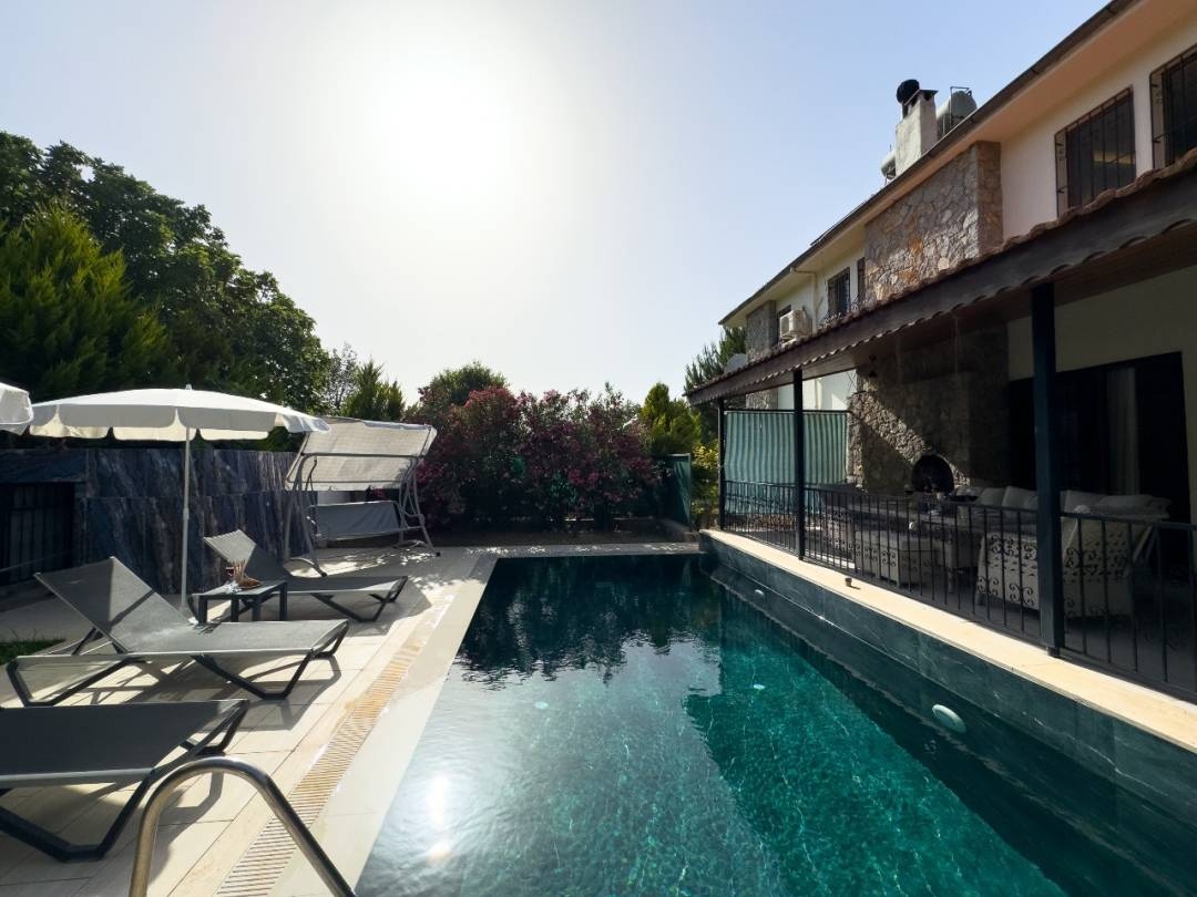 Fethiye Kayaköy'de Doğa İçerisinde, Özel Havuzlu, Tatil Villası