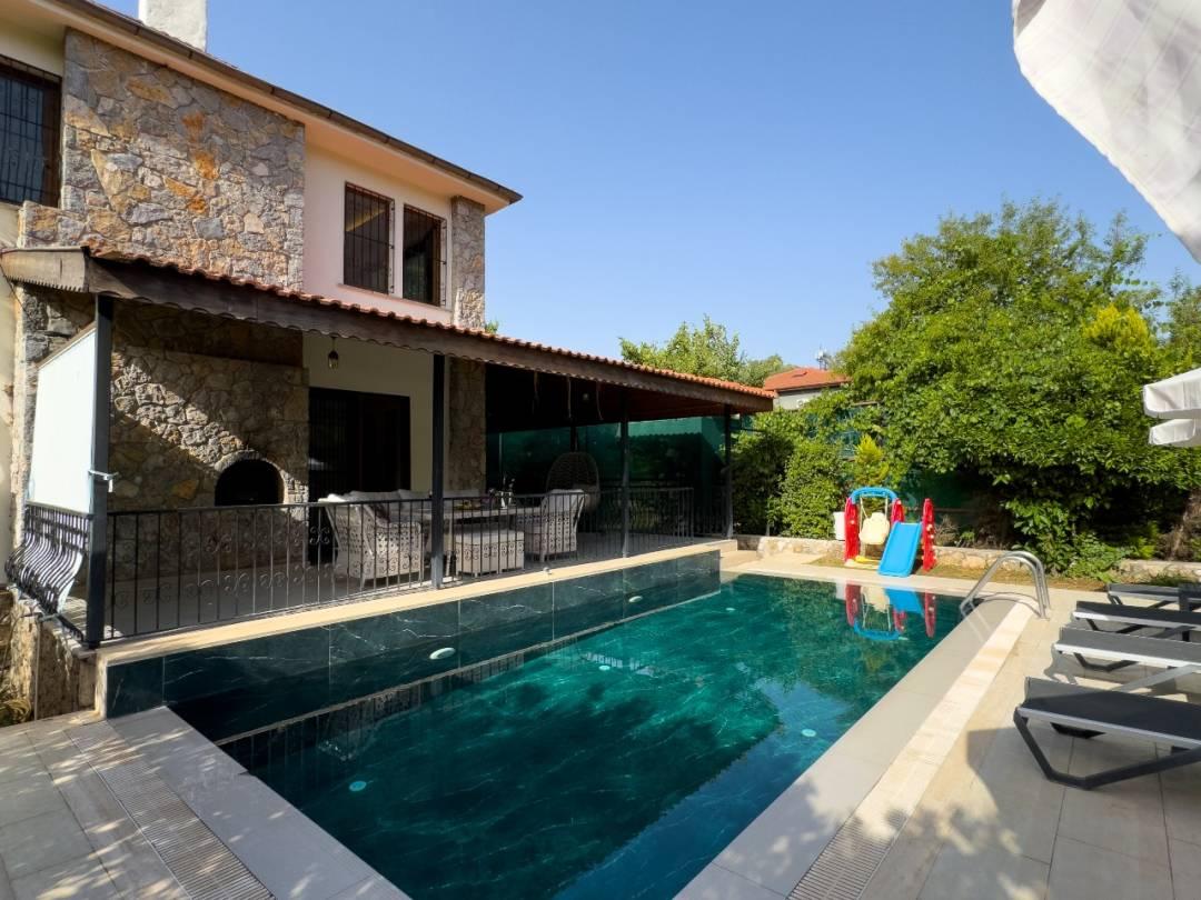 Fethiye Kayaköy'de Doğa İçerisinde, Özel Havuzlu, Tatil Villası -43585