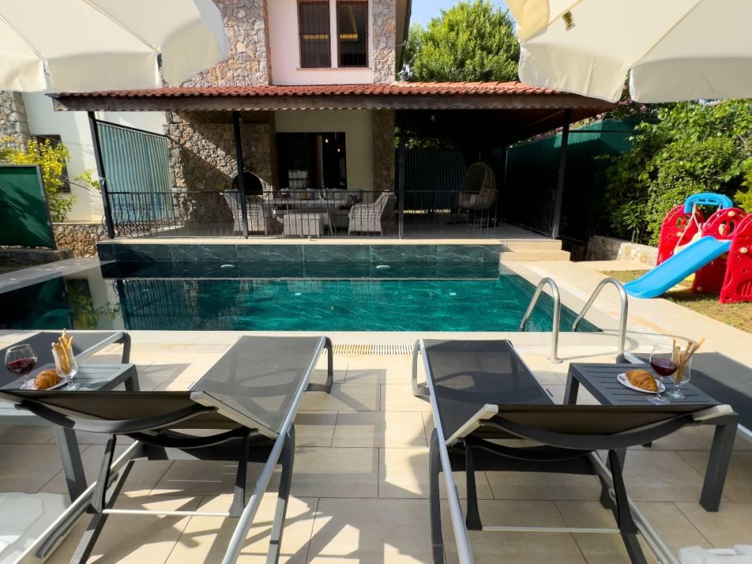 Fethiye Kayaköy'de Doğa İçerisinde, Özel Havuzlu, Tatil Villası -43585