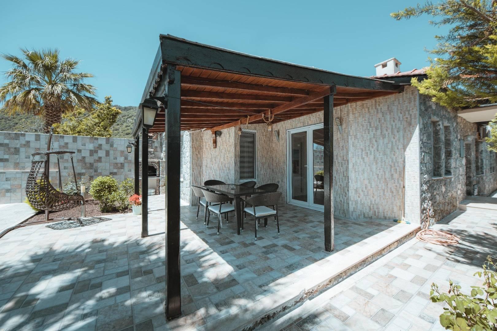 Fethiye Kayaköy'de Doğa Manzaralı, Özel Havuzlu, Konforlu Villa-37541