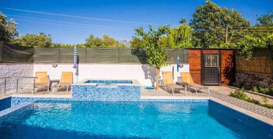 Fethiye Kayaköy'de Enfes Doğada, Özel Havuzlu, Jakuzili Kiralık Villa