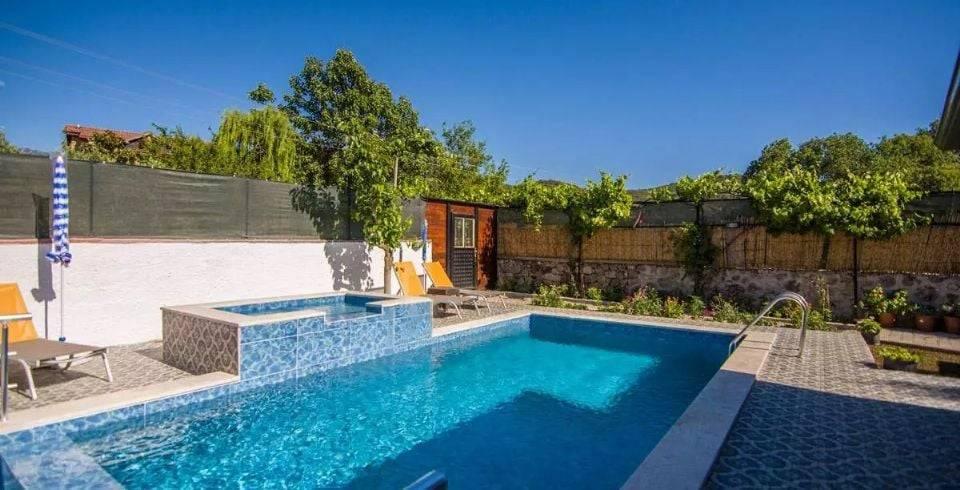 Fethiye Kayaköy'de Enfes Doğada, Özel Havuzlu, Jakuzili Kiralık Villa-39673